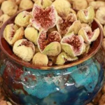 "An image of premium Neyriz export dried figs with a soft texture and sweet taste, a high-quality product from Asa Delicious Dried Fruits."