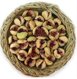 تصویر انجیر خشک ایرانی با کیفیت بالا و رنگ طلایی، عرضه‌شده به‌صورت عمده توسط آسا خشکبار خوشمزه.